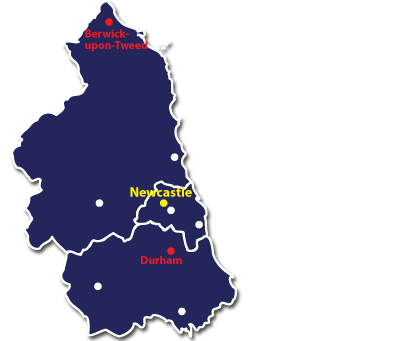 Debt Collection Gateshead Office Debt Collection Gateshead Map